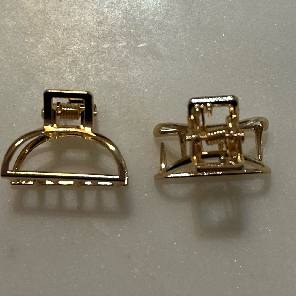 🆕 Metal mini claw clips - set of 2